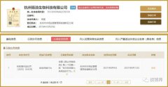 杭州驿浩生物科技有限公司涉嫌传销被罚50万元 此前已被列入经营